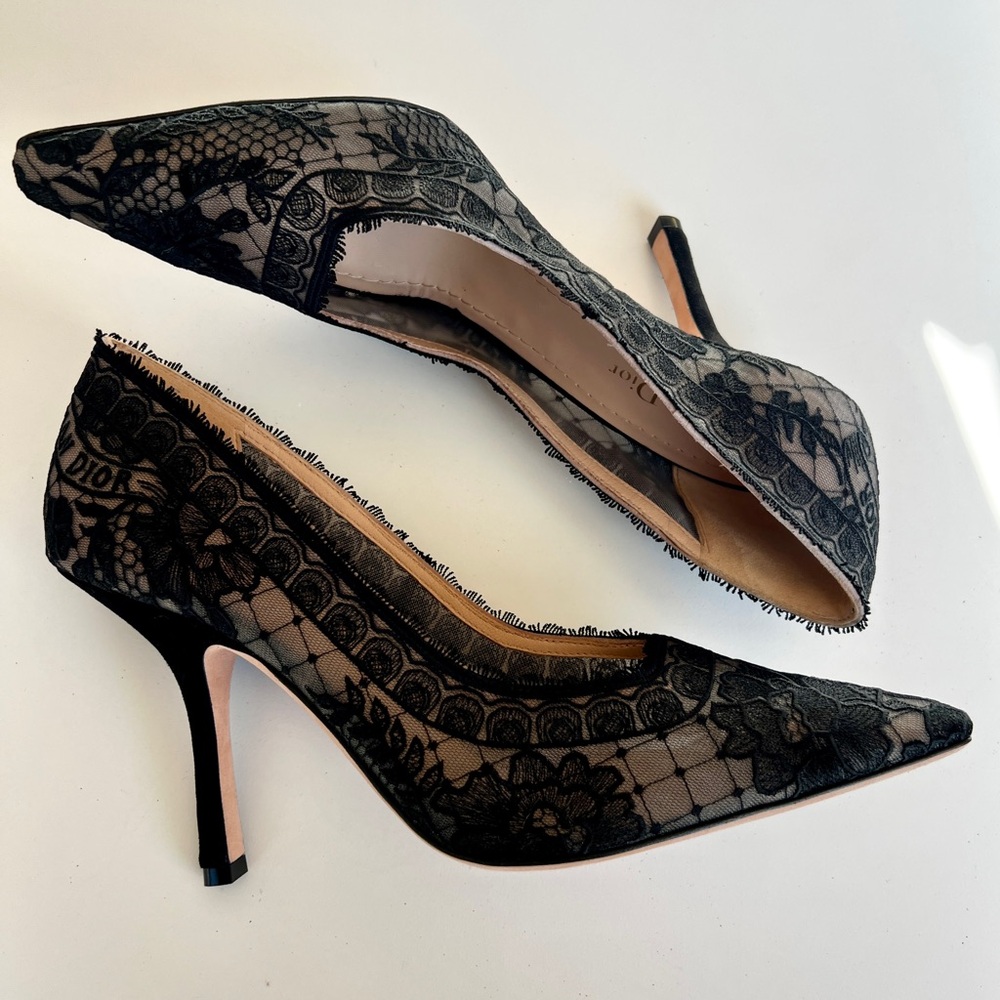 NWT Dior Capture Lace Pumps